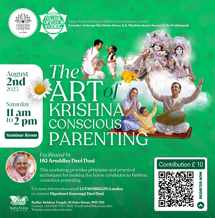 The Art of Krishna Conscious Parenting (ONSITE)